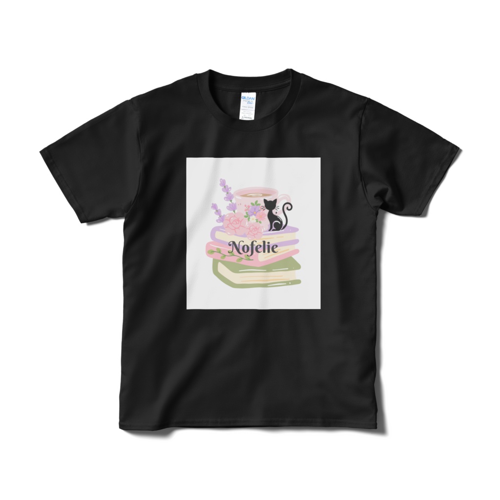 Nofelie オリジナルＴシャツ（本）ブラック/ネイビー