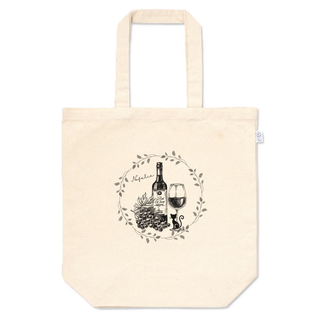 Nofelie オリジナルトート M（ワイン）