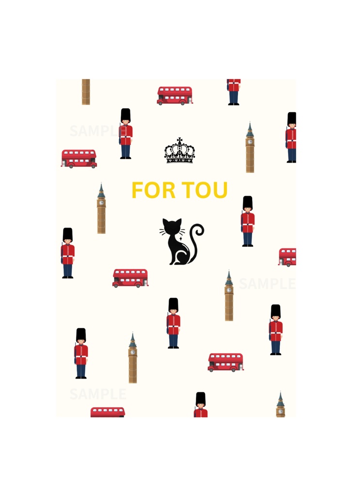 Nofelie オリジナル・「FOR YOU」カード(印刷用PDF)