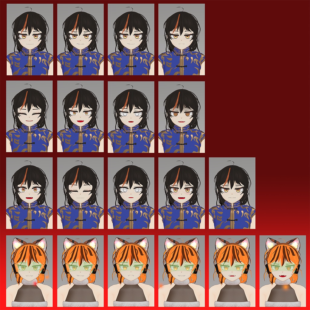 【VRChat 対応3Dアバター】カナホ