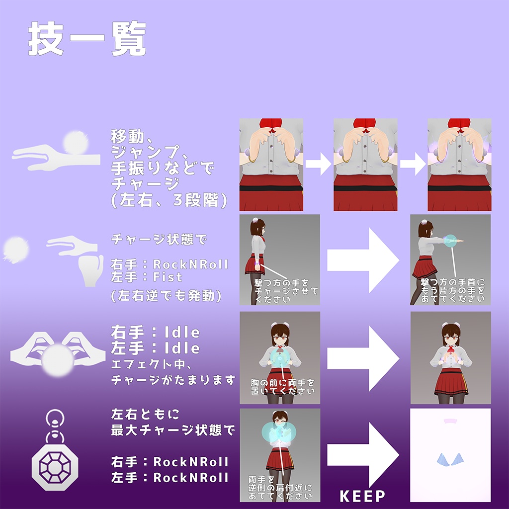 【VRChat 対応3Dアバター】エイナ