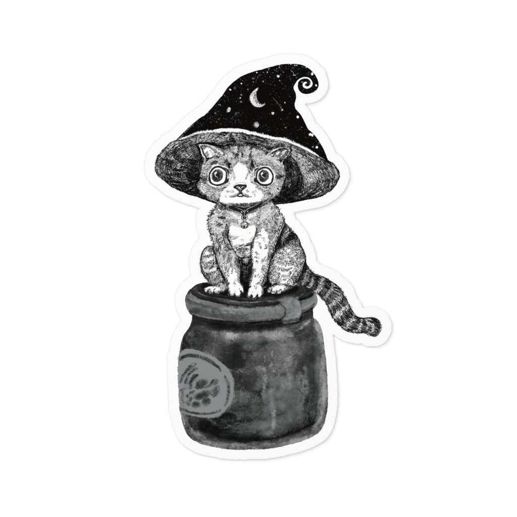 魔女猫と瓶