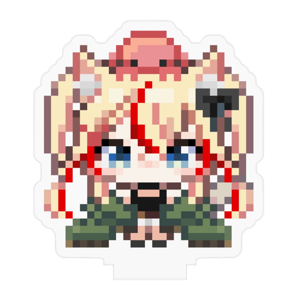 志多々田かにドット絵アクリルスタンド