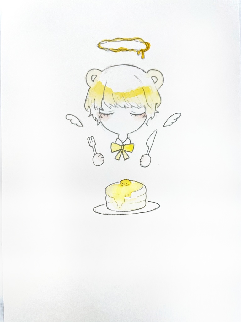 🥞🪽【アナログ原画3枚セット】