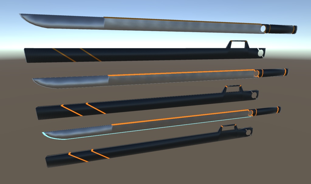 VRChat向け 武器 「ヨコシマブレード改」