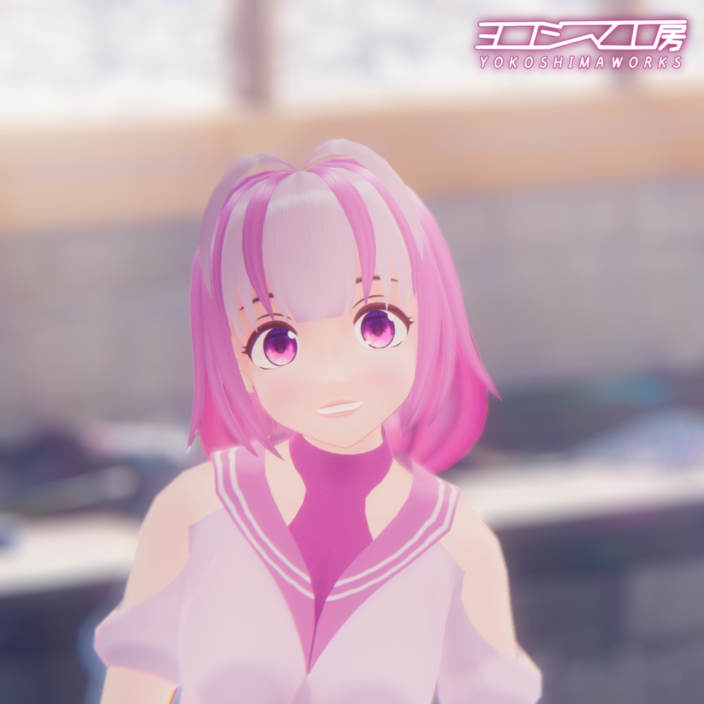 VRChat向けオリジナル3Dアバター 『くじらV2』