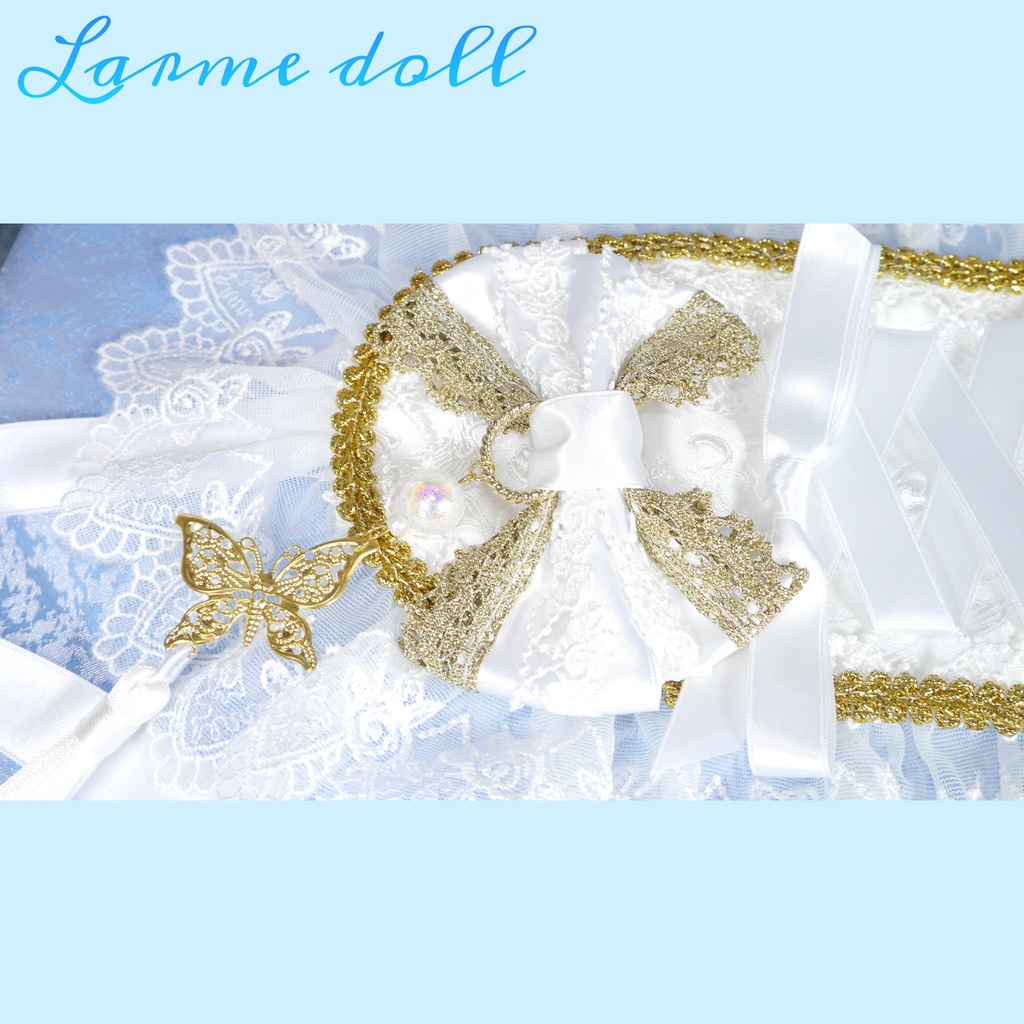 【受注生産】《☥》チャイナロリィタヘッドドレス (白)