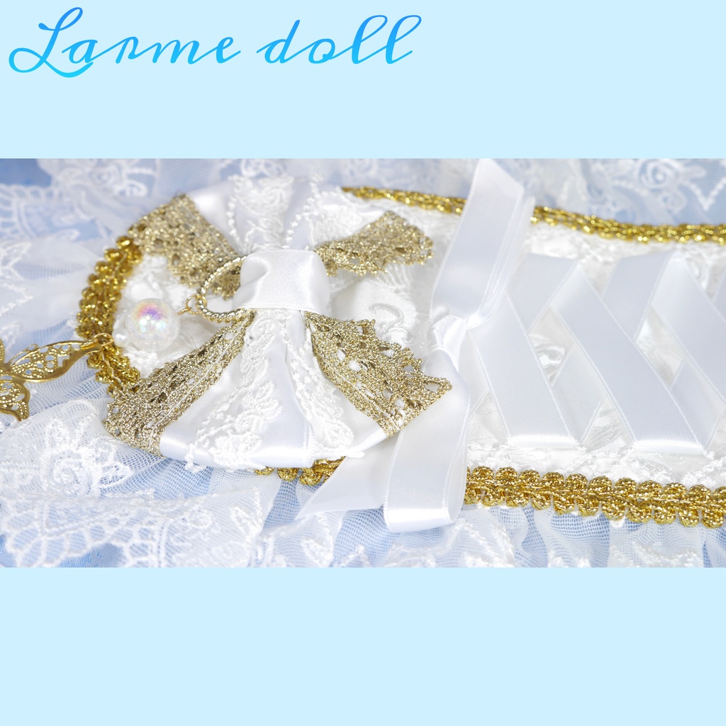 【受注生産】《☥》チャイナロリィタヘッドドレス (白)