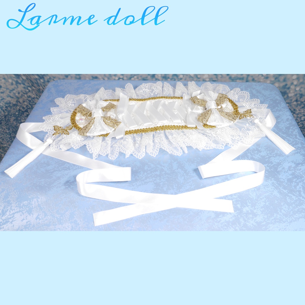 【受注生産】《☥》チャイナロリィタヘッドドレス (白)