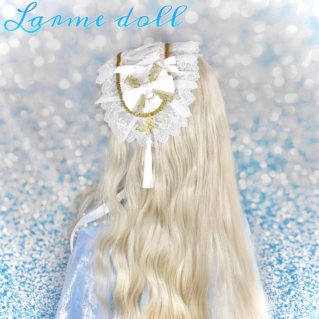 【受注生産】《☥》チャイナロリィタヘッドドレス (白)