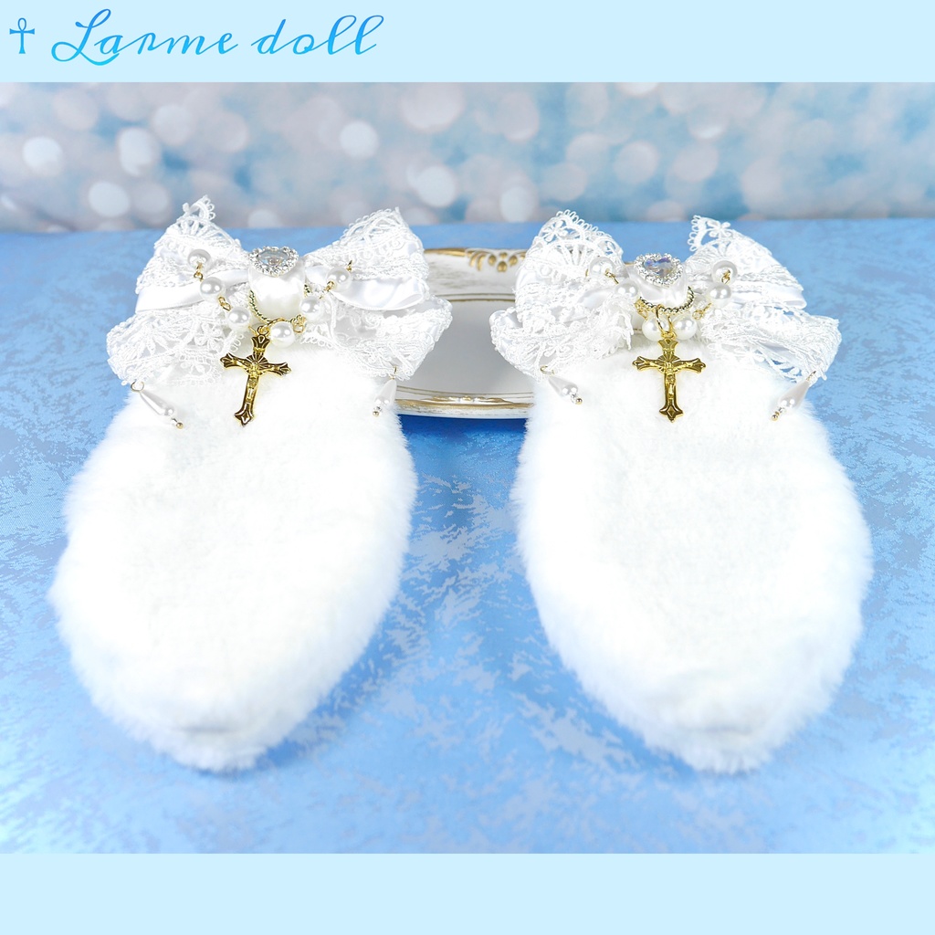 【受注生産】《☥》たれうさ耳ロリィタリボンヘアクリップ