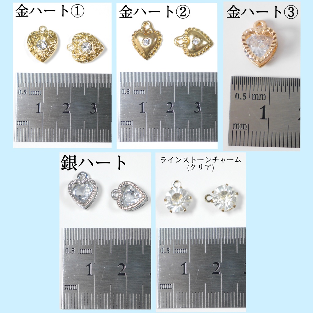 《☥》ロリィタガーターリング ガラス製パールビーズタイプ (白)【デザインカスタム詳細ページ】