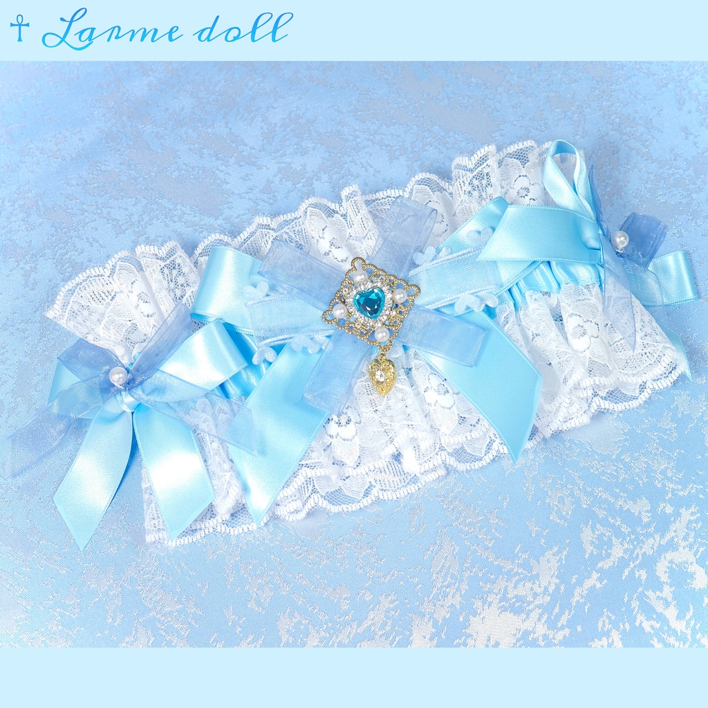 【完成品】【一点物】《☥》Fairy bijou ガーターリング