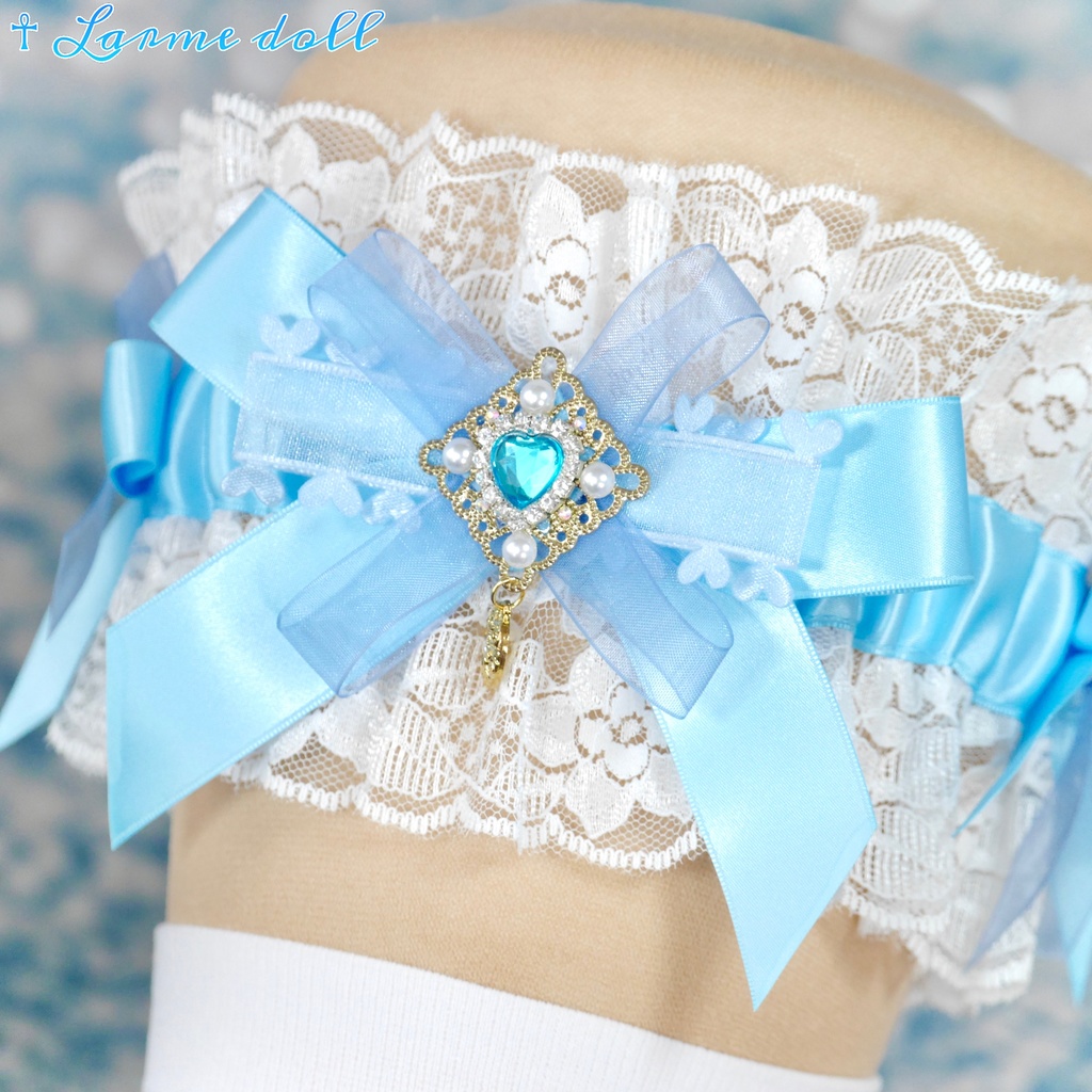 【完成品】【一点物】《☥》Fairy bijou ガーターリング