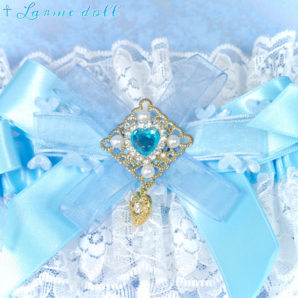 【完成品】【一点物】《☥》Fairy bijou ガーターリング