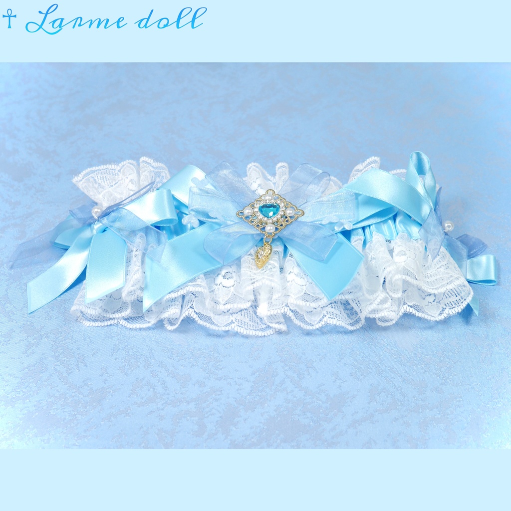 【完成品】【一点物】《☥》Fairy bijou ガーターリング