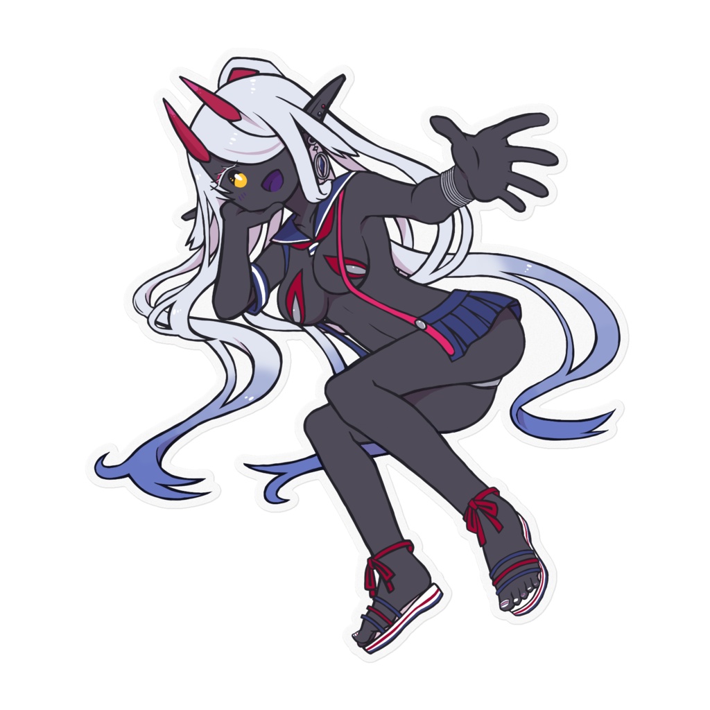 雧卯アイル サマーバージョン ステッカー