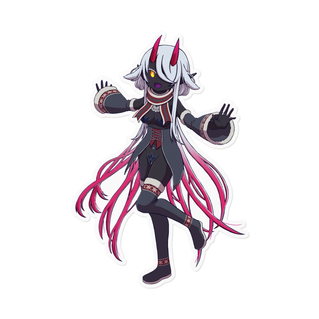 雧卯アイル ウィンターバージョン ステッカー