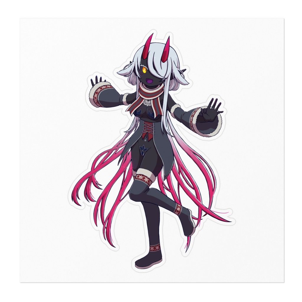 雧卯アイル ウィンターバージョン ステッカー