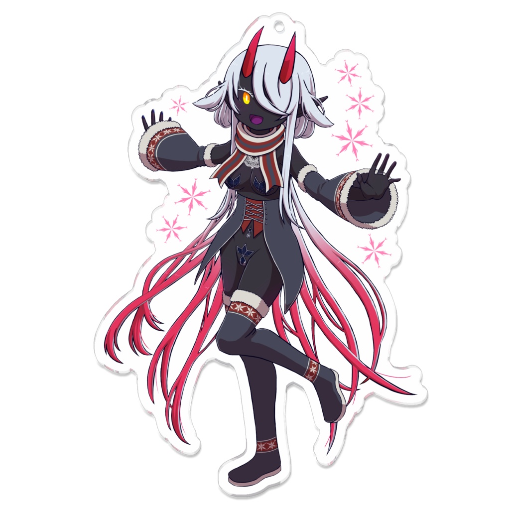 雧卯アイル ウィンターバージョン アクリルキーホルダー