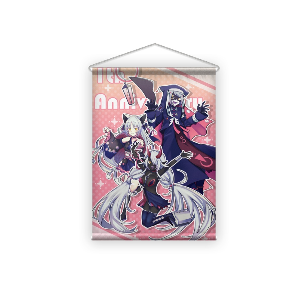 雧卯アイル 一周年記念 タペストリー