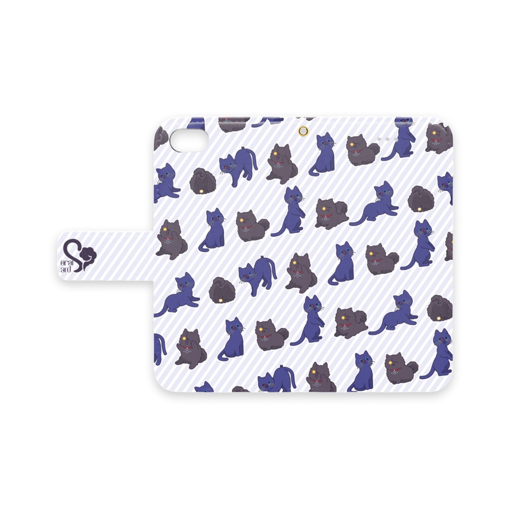 オルアイ 三周年記念 手帳型iPhoneケース