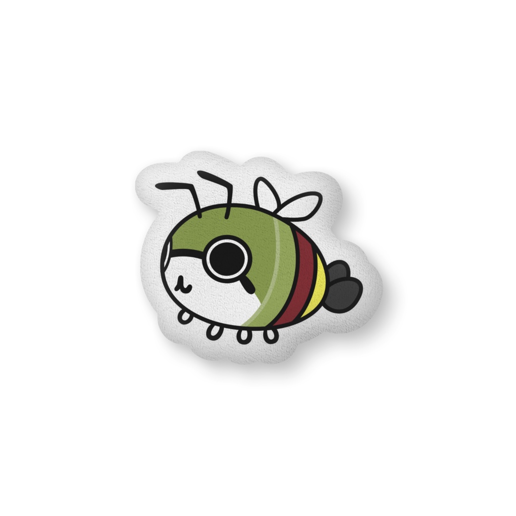 ちいさなオオスカシバのぷちすかしばさん ふかふかクッション