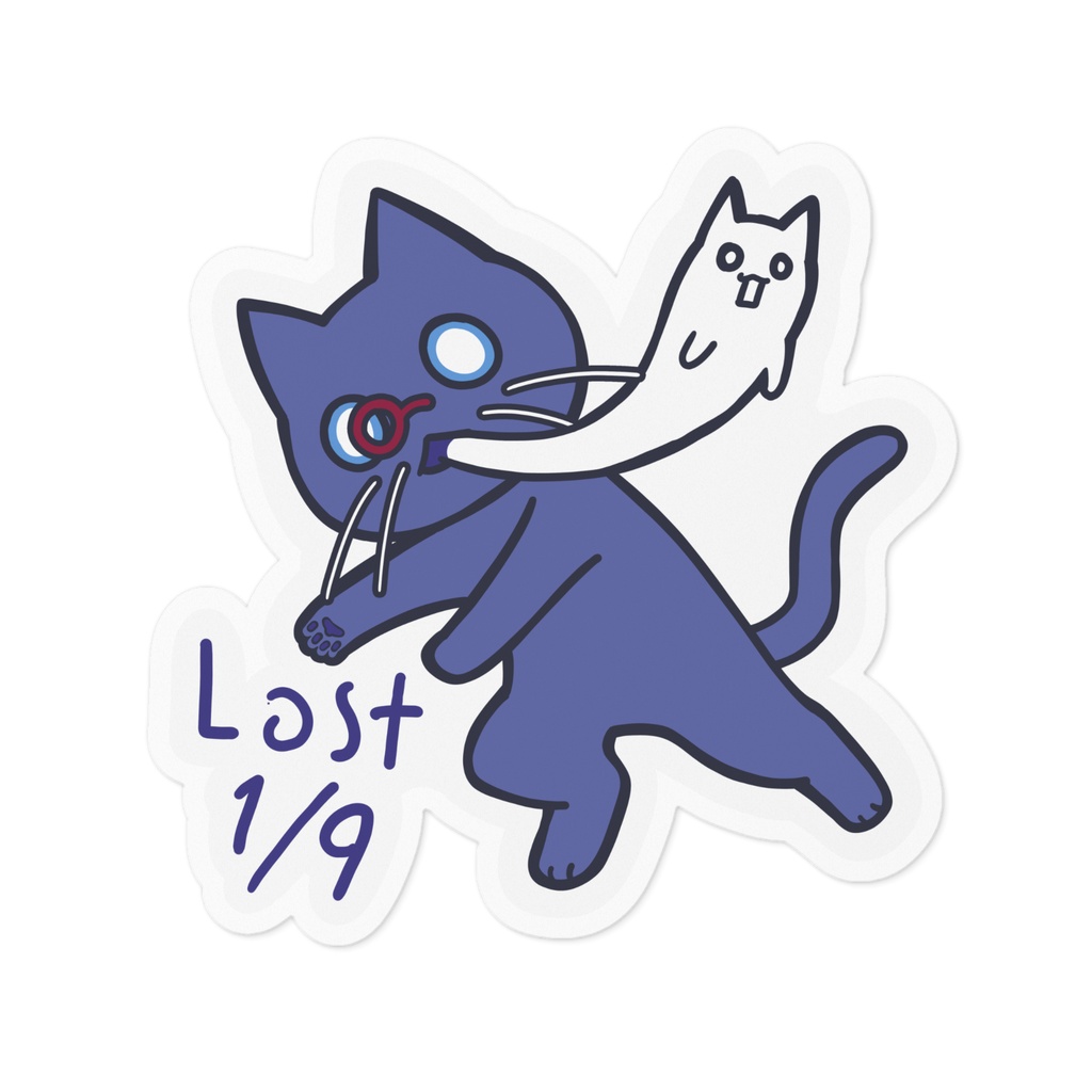 オルキャット ロスト ステッカー【オルアイ5周年記念】