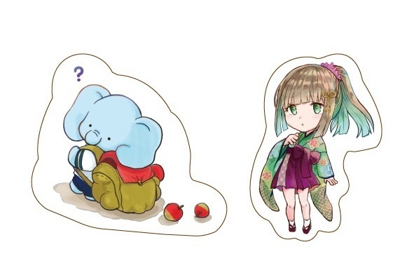 らくらく！貼ってはがせるシール　パオ　/ ヒスイ