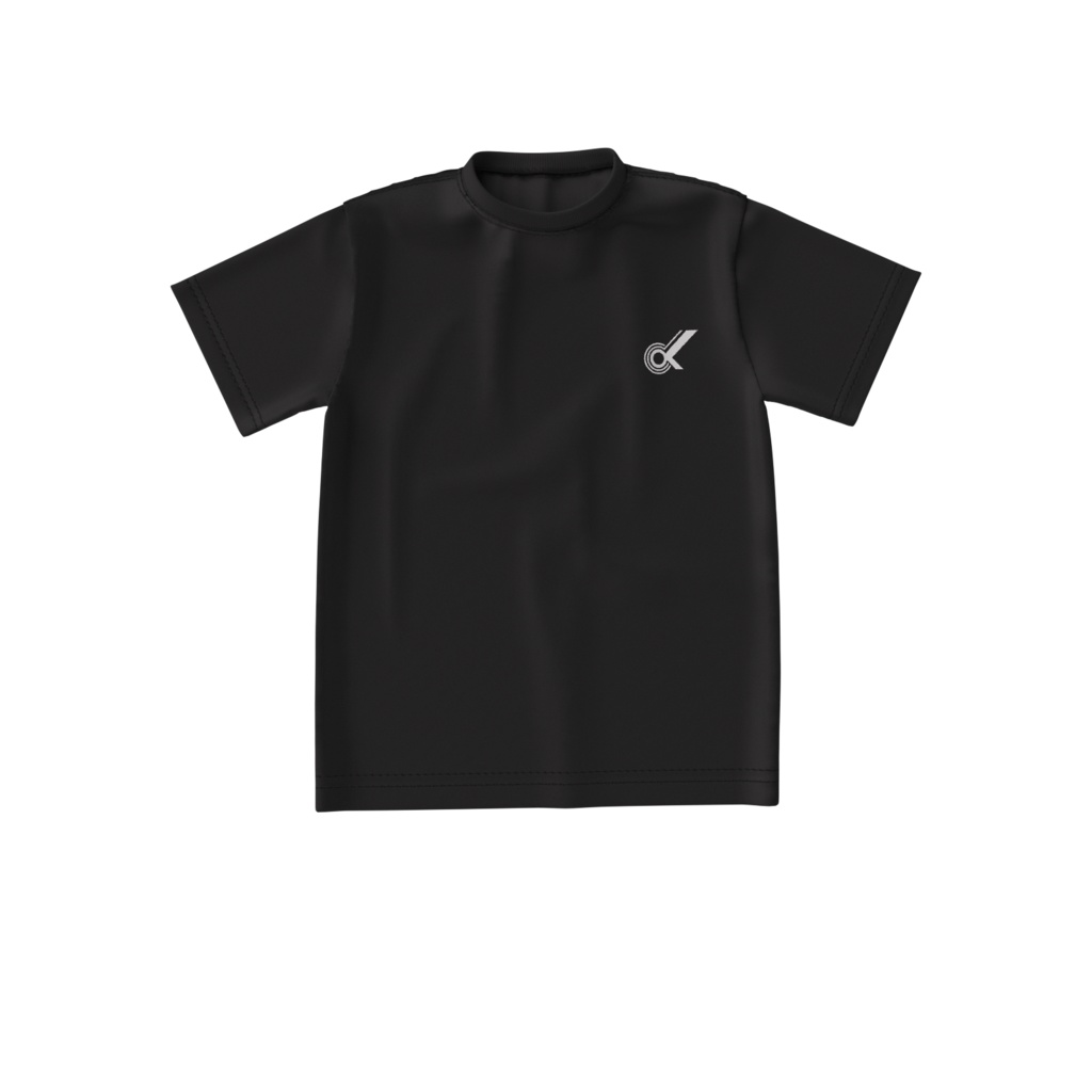 ロゴ入りビッグシルエットTシャツ・黒