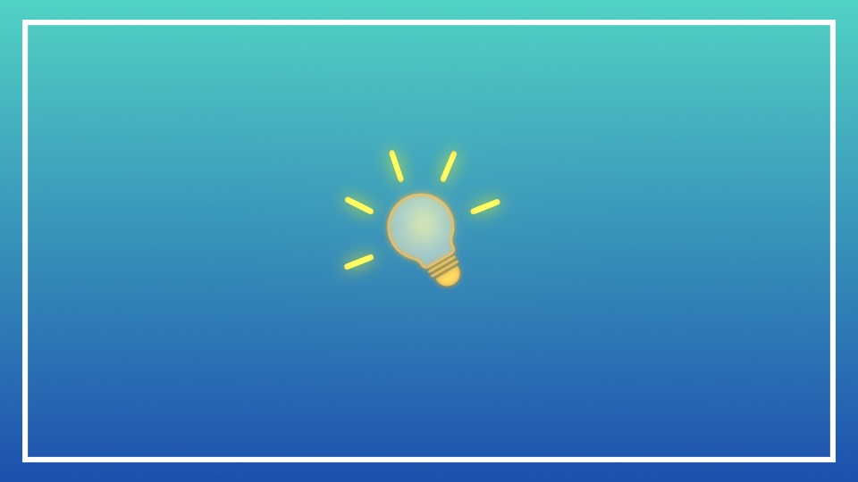 【配信用素材】ひらめいた時につかえそうなオーバーレイ素材