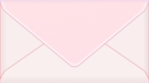 【配信用素材】春色レターセット風|配信待機画面+スティンガートランジション