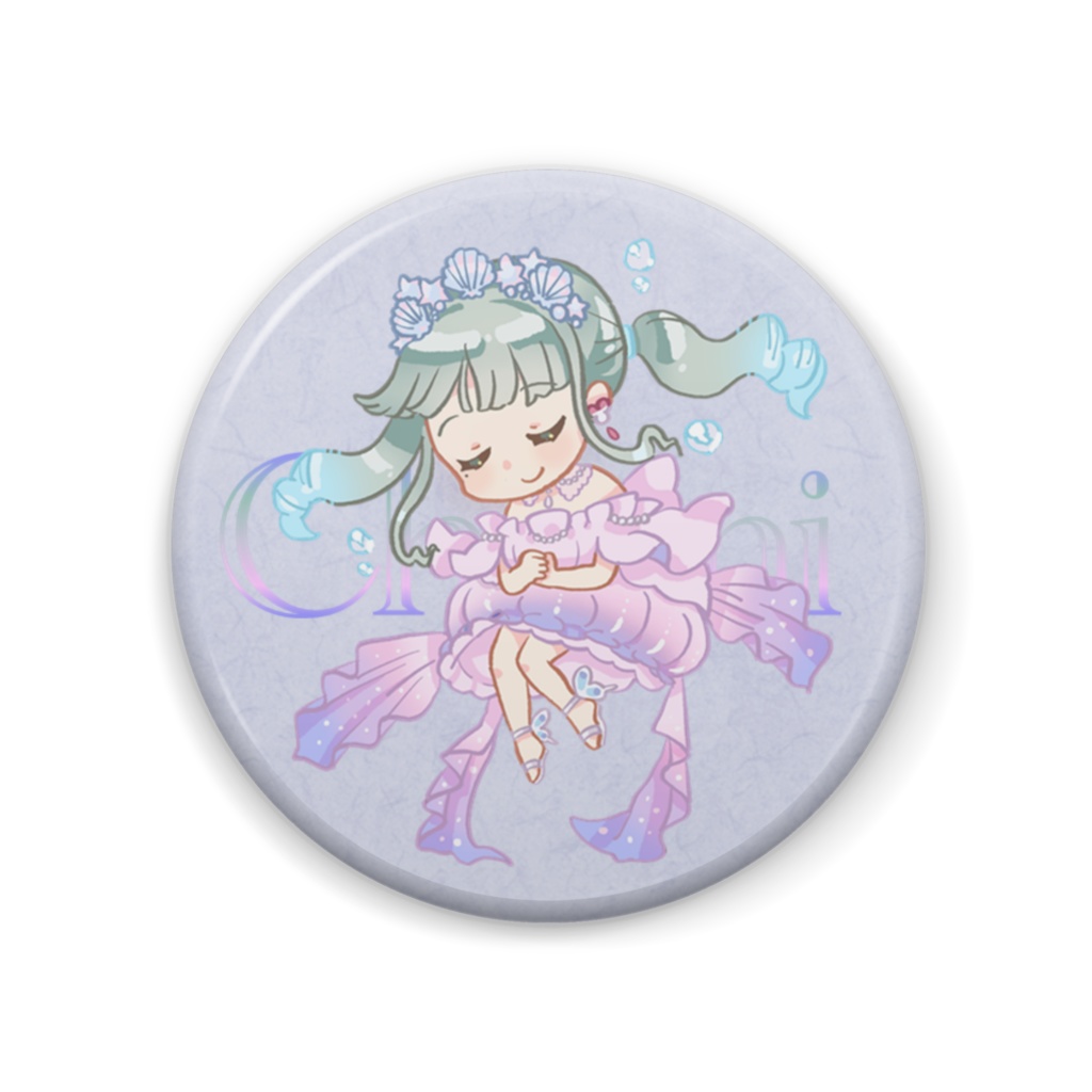 くらげちゅみ缶バッジ57mm