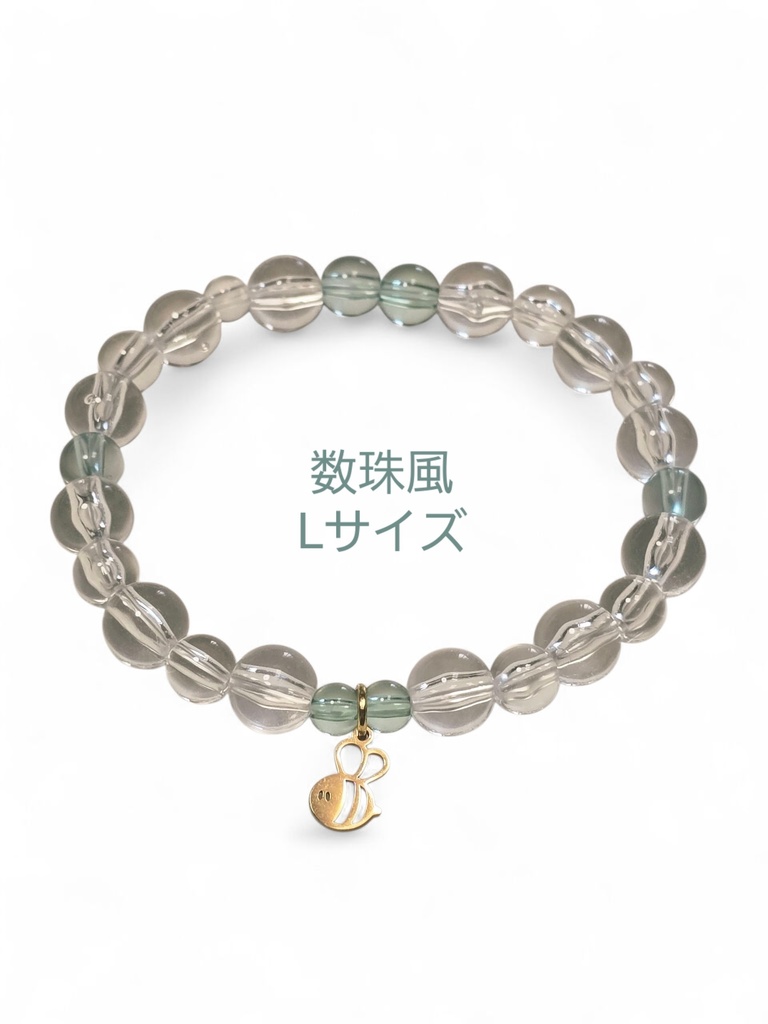 ちゅみ色数珠風ブレスレット