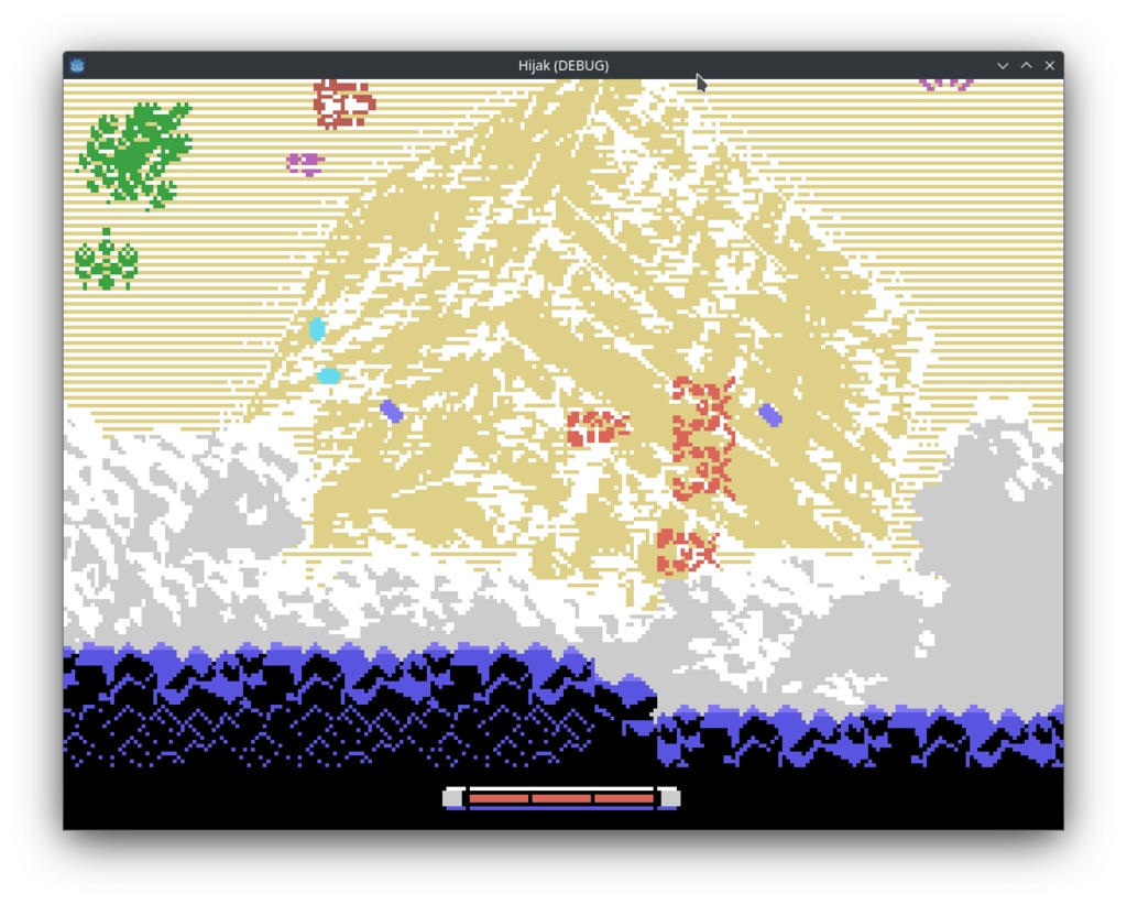 Hijak-緋雀- MSX1スタイルシューティング