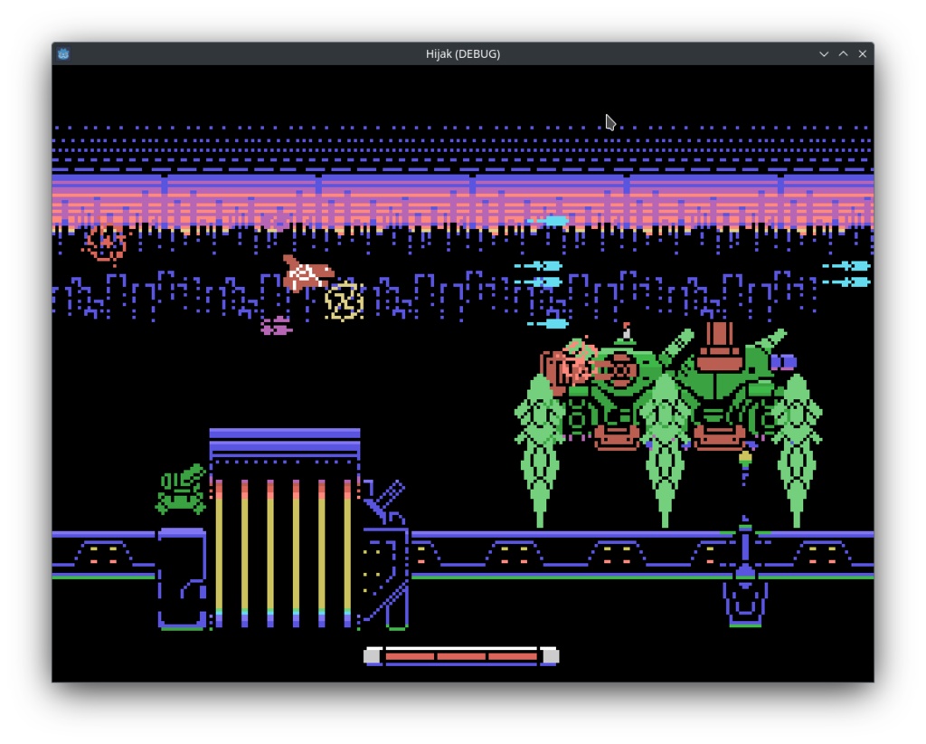 Hijak-緋雀- MSX1スタイルシューティング