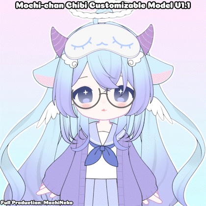 もちちゃん ちびっこ カスタマイズ可能モデル Mochi-chan Chibi Customizable Model