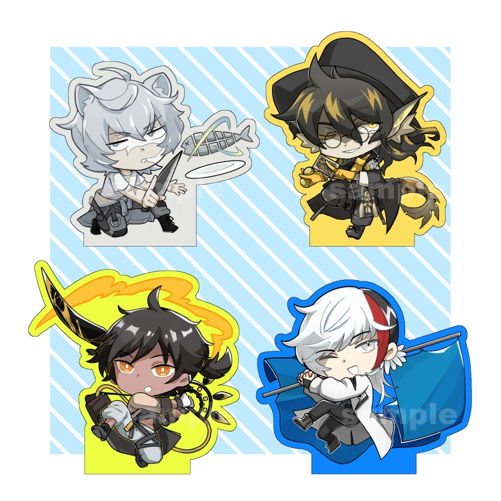 マットカラーアクリルスタンド(アークナイツ) 全16種 (A)