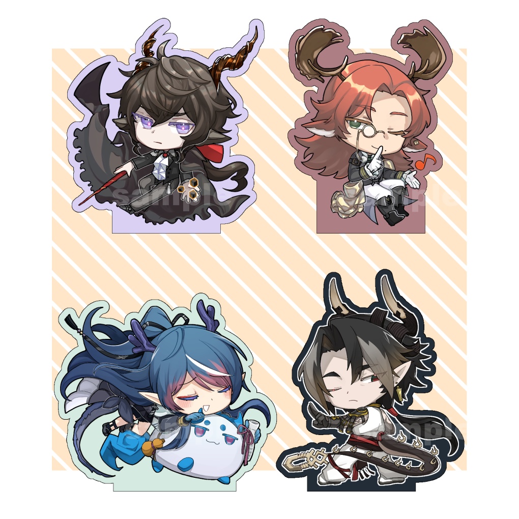 マットカラーアクリルスタンド(アークナイツ) 全16種 (B)