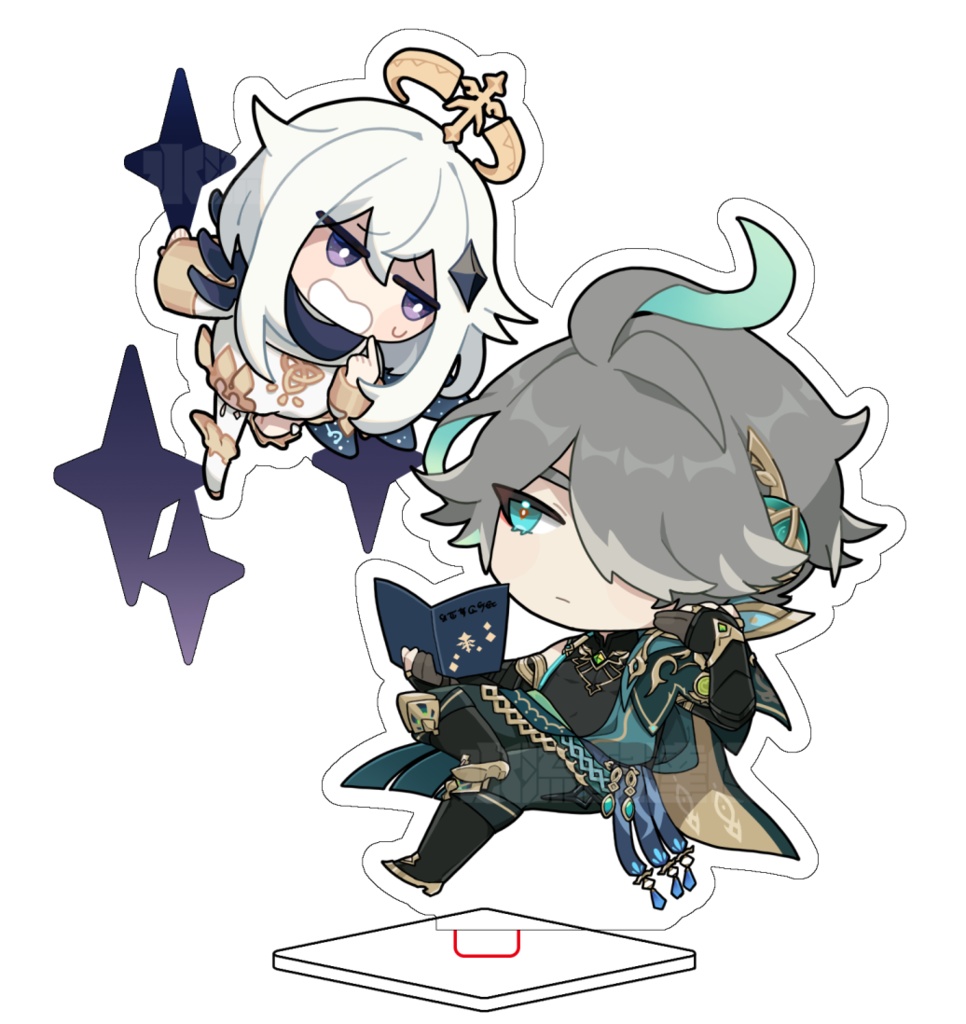 アルハイゼンとパイモンアクリルスタンド