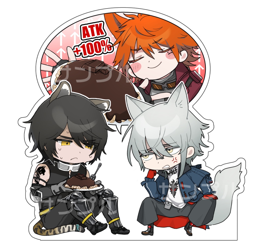 キアーべ一味アクリルブロック