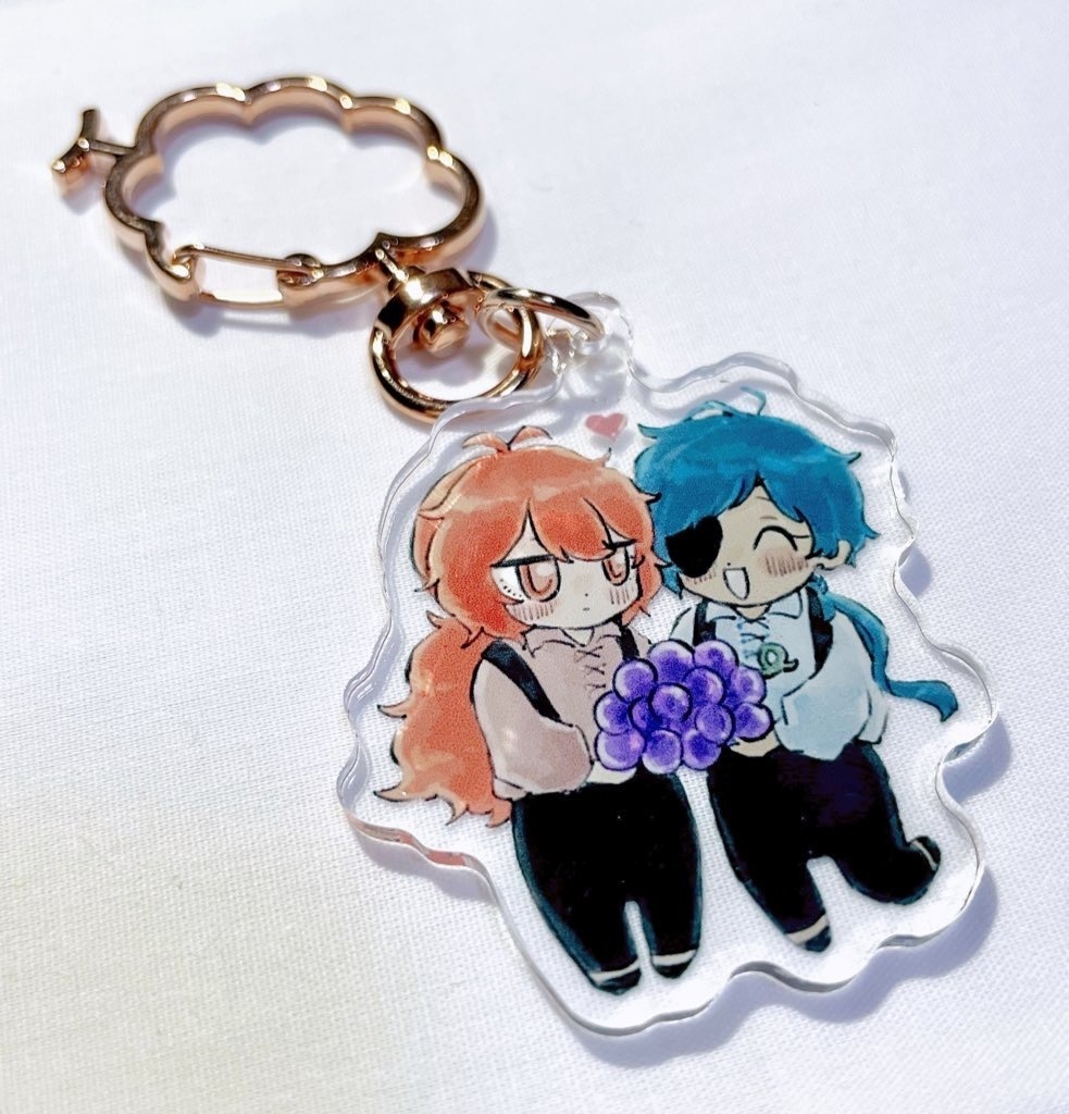 ﾃﾞｨﾙｶﾞｲちゃんぶどうアクキー