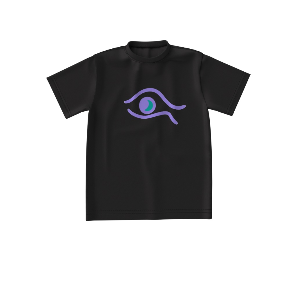『静寂の瞳』 ビッグシルエットTシャツ タイプA 2カラー