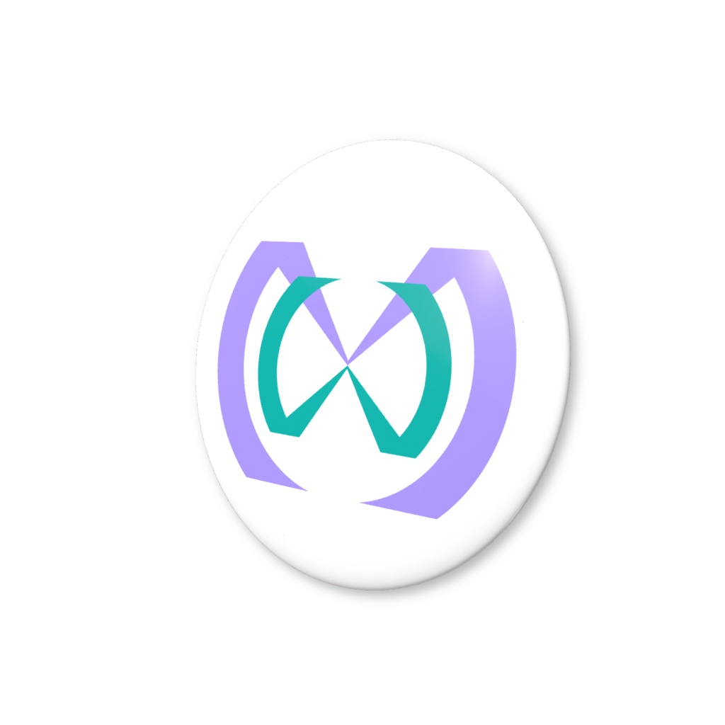 M2ロゴ 缶バッジ 2カラー