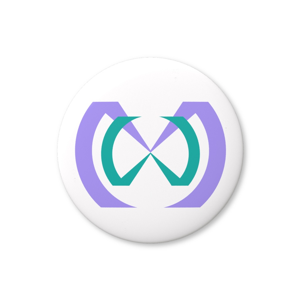 M2ロゴ 缶バッジ 2カラー