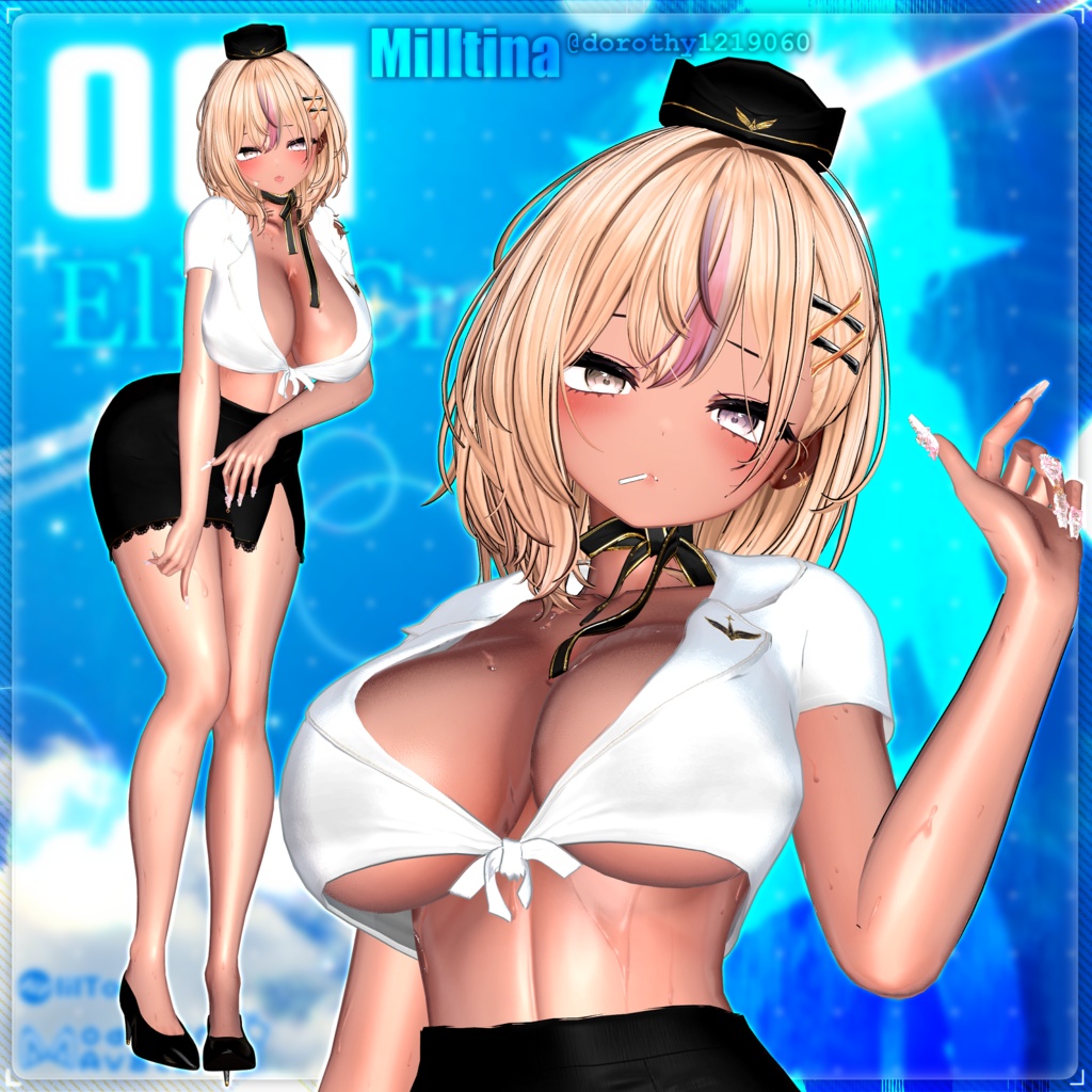 ✨セール中✨【11アバター対応】☁️001_Elite Crew🛫