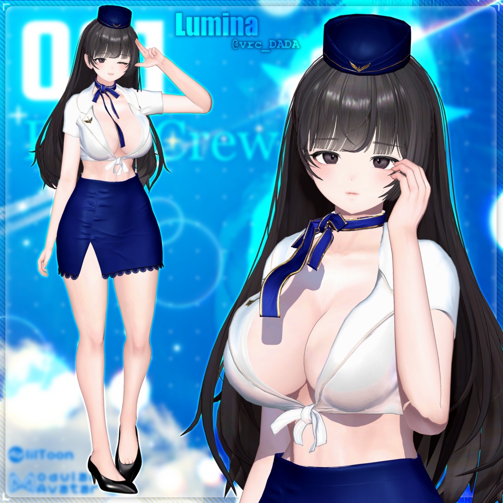 ✨セール中✨【11アバター対応】☁️001_Elite Crew🛫