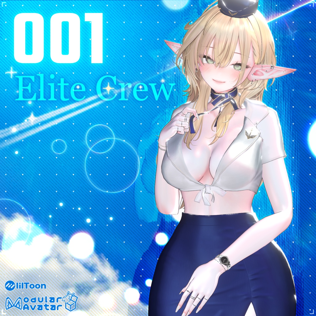 ✨セール中✨【11アバター対応】☁️001_Elite Crew🛫