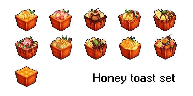 Honey toast set