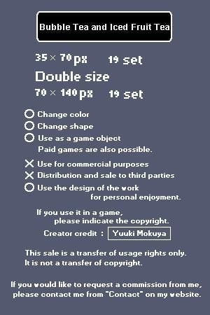 Bubble Tea and Iced Fruit Tea